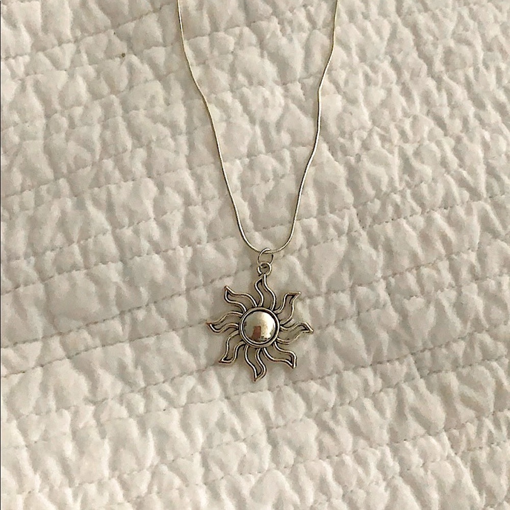 sun necklace